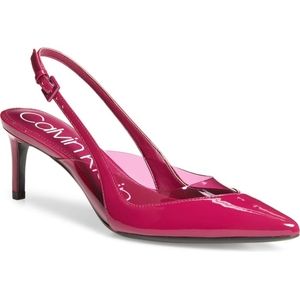 calvin klein clear heels